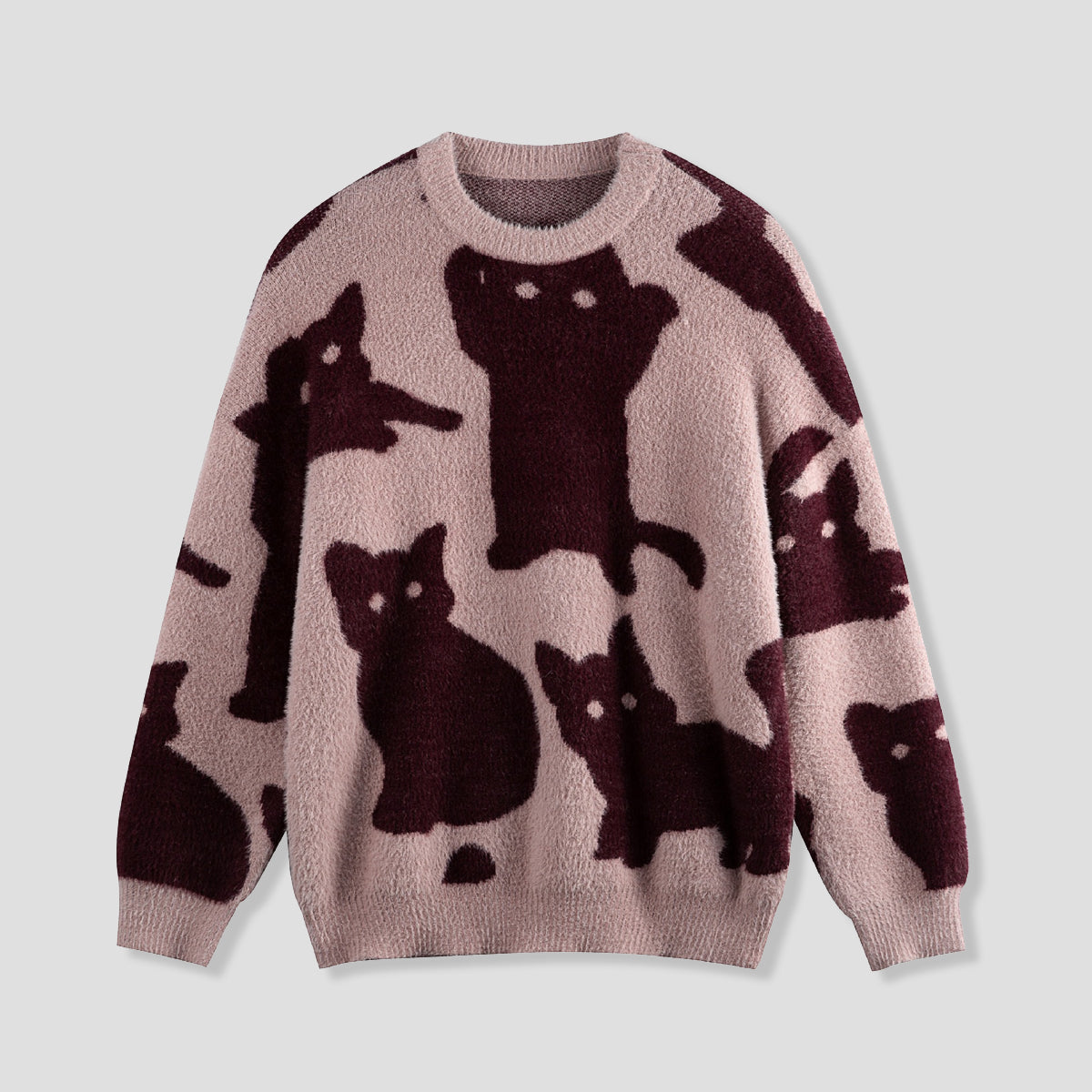 キャットジャカード ニット