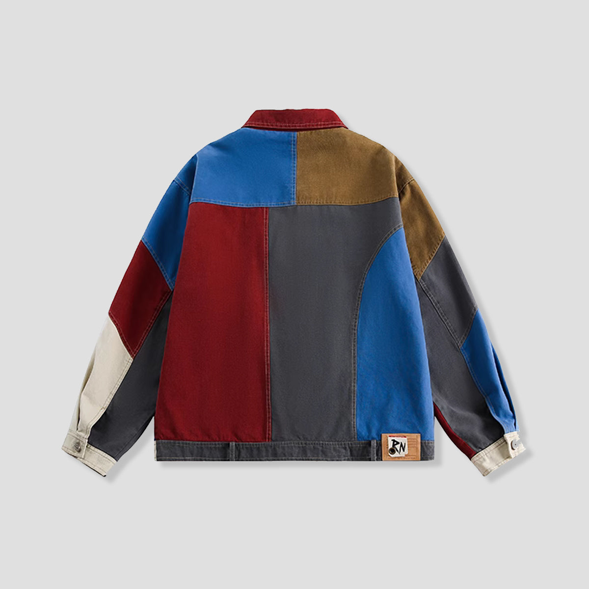 カラーブロック パッチワークジャケット – RakuInk