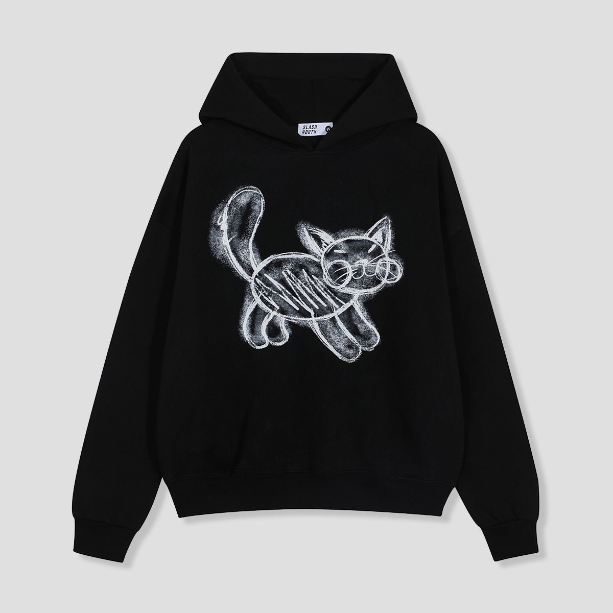 スケッチキャット パーカー