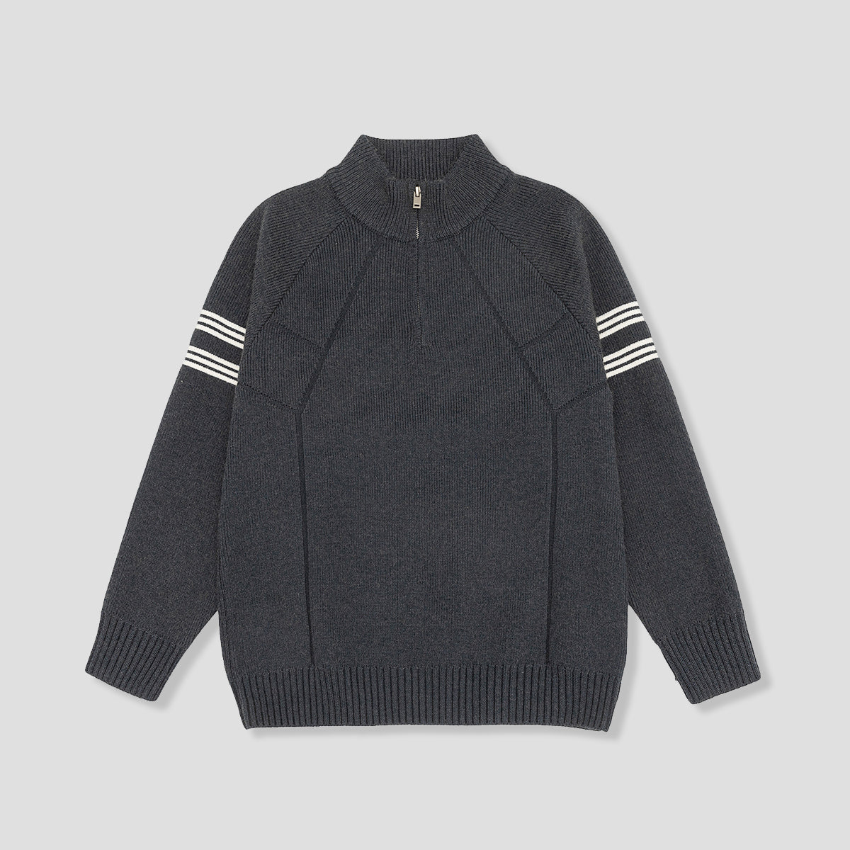 ラインジップニット