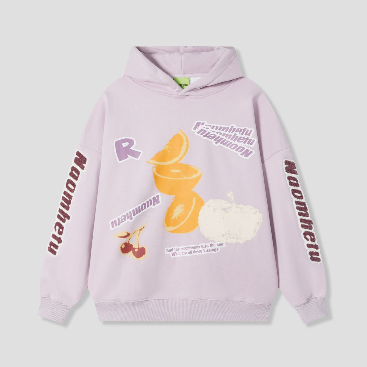 ムーンオレンジ コラージュ パーカー