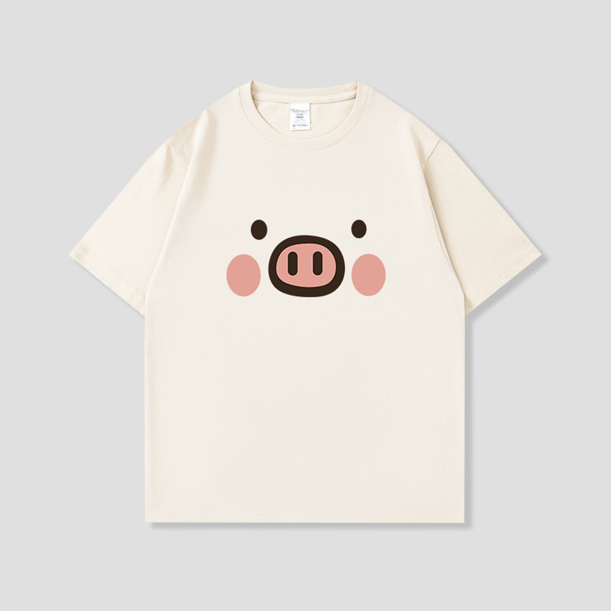 ピッグフェイス グラフィックTシャツ
