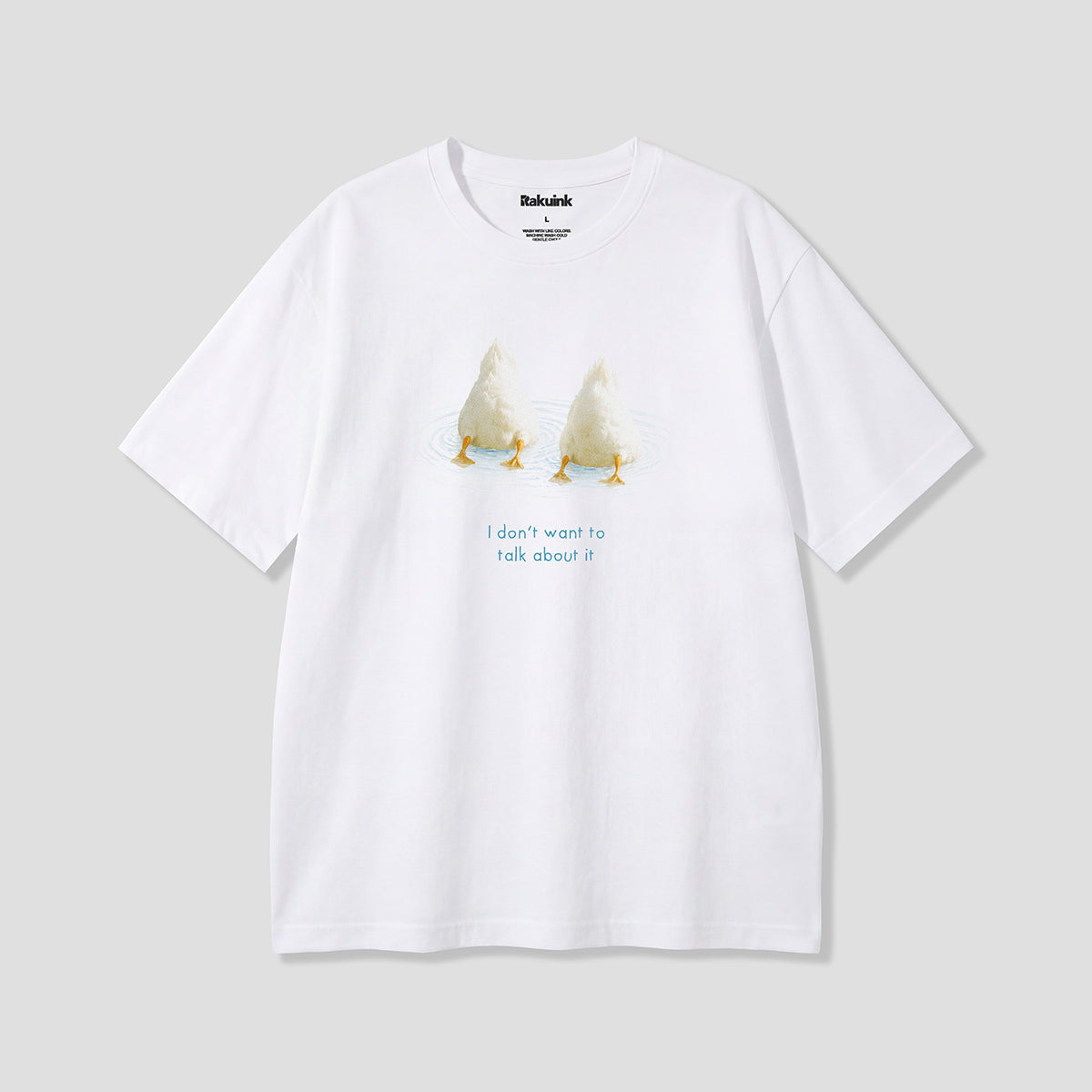 【予約】会話拒否アヒル グラフィックTシャツ
