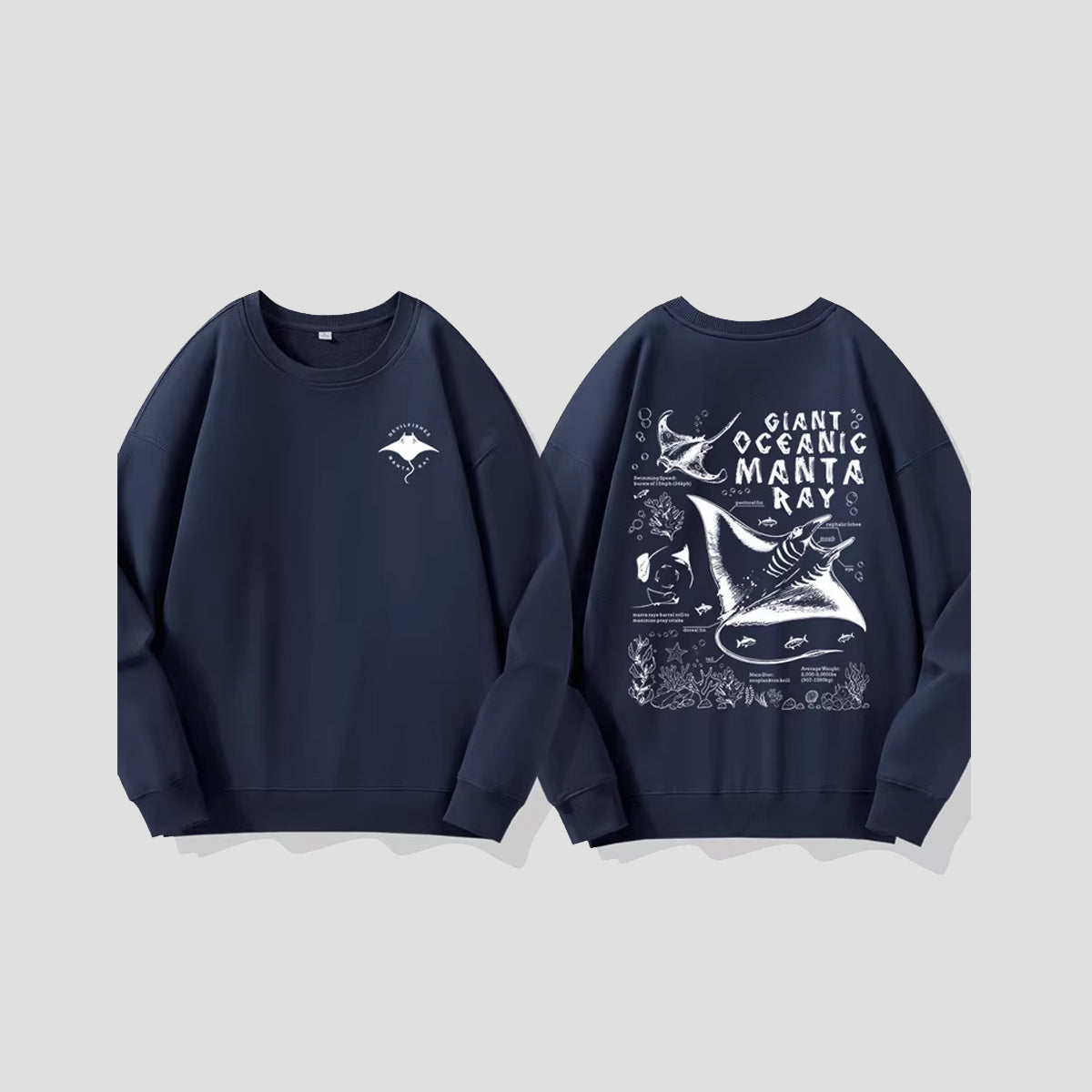 マンタレイ グラフィック スウェット