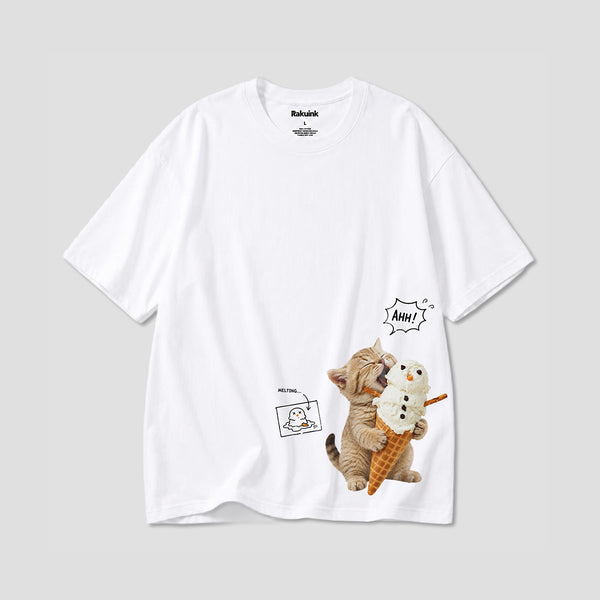 【予約】メルトアイスキャット グラフィックTシャツ