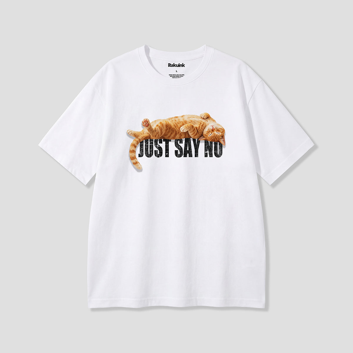 【予約】JUST SAY NO キャット グラフィックTシャツ