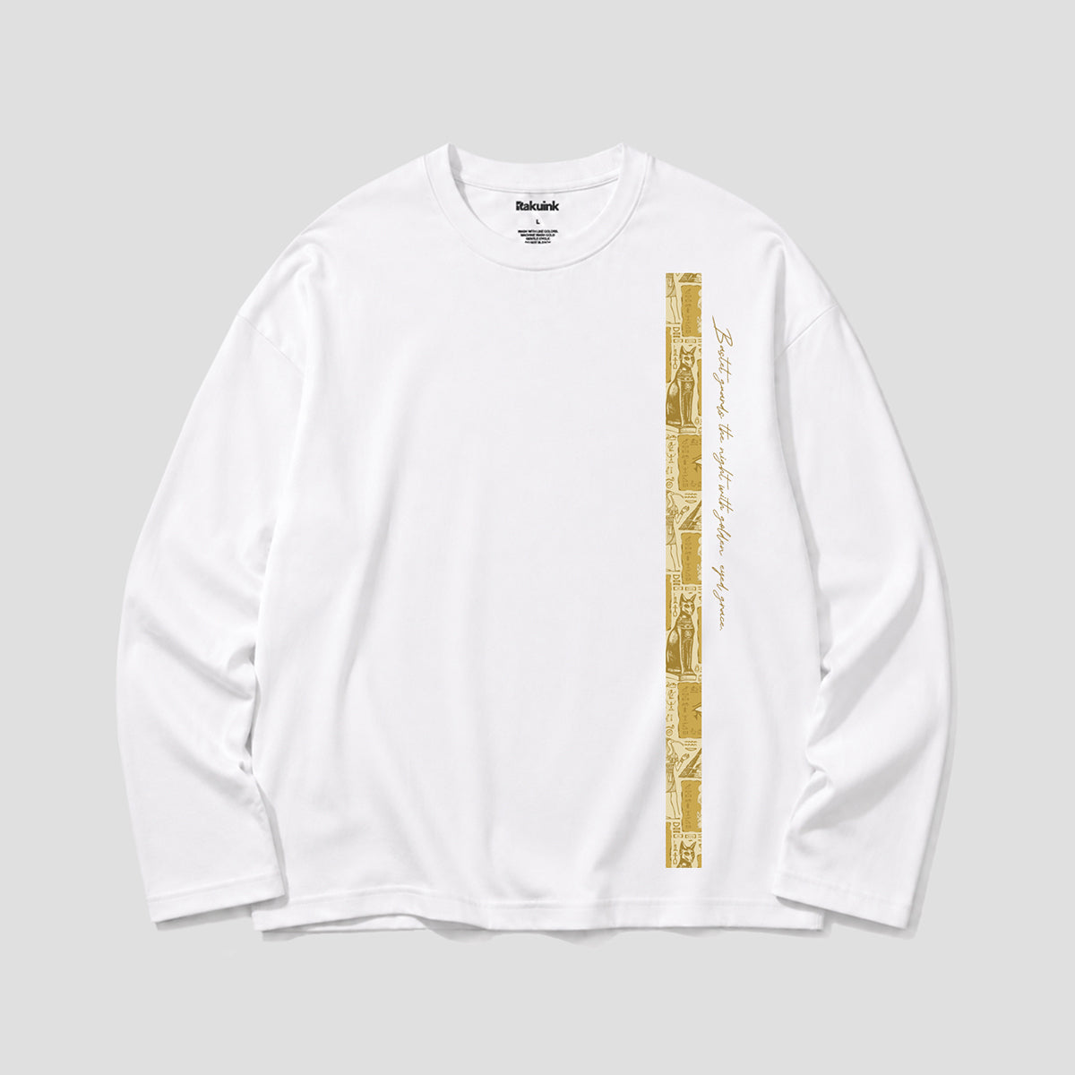 【予約】猫神殿 グラフィック ロングスリーブTシャツ