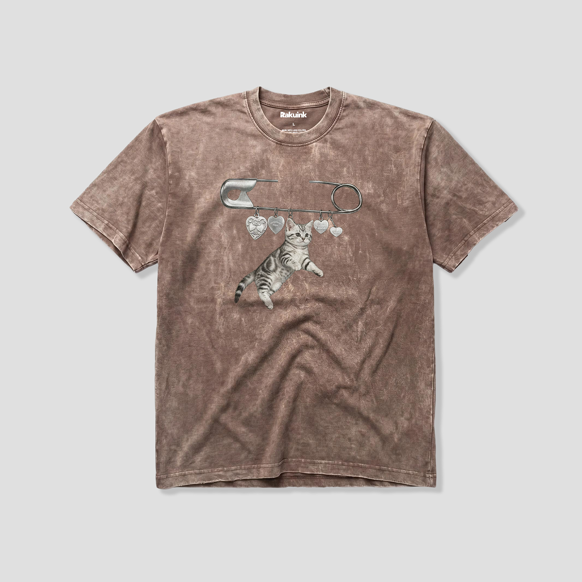 【予約】セーフピンキャット チャームグラフィックTシャツ