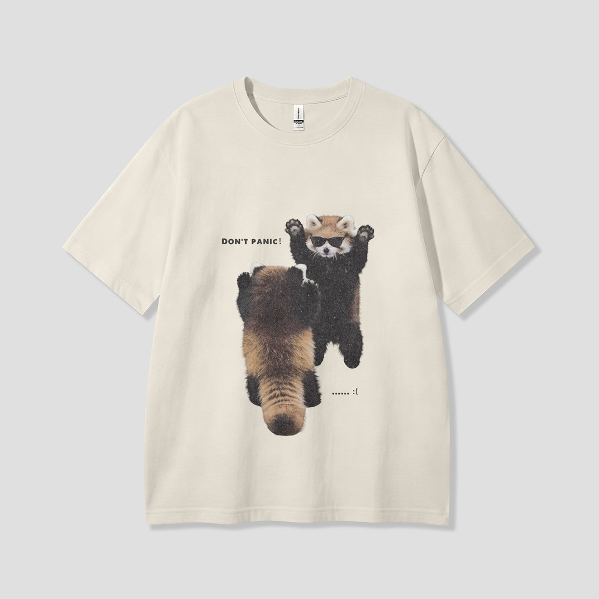 【予約】DON'T PANIC レッサーパンダ グラフィックTシャツ
