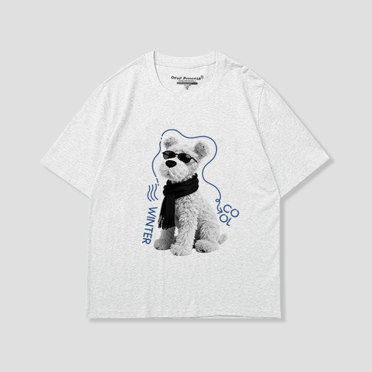 クールウィンタードッグ グラフィックTシャツ