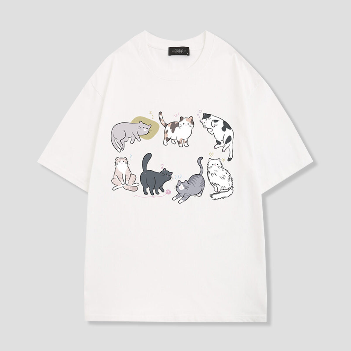 ネコパレードTシャツ