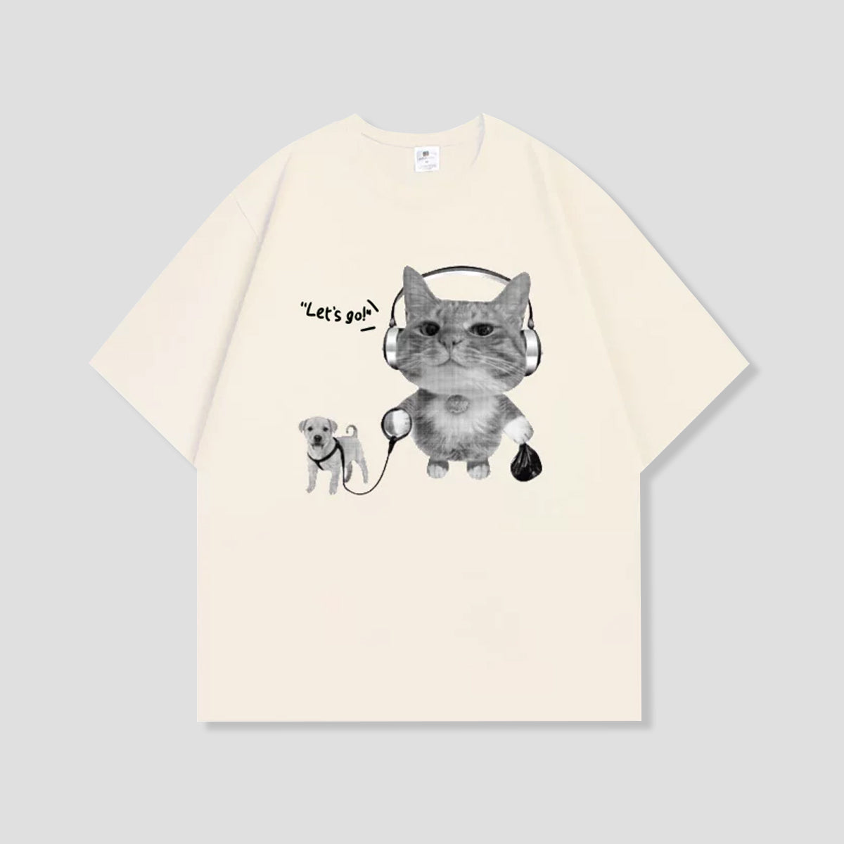 レッツゴーキャット グラフィックTシャツ