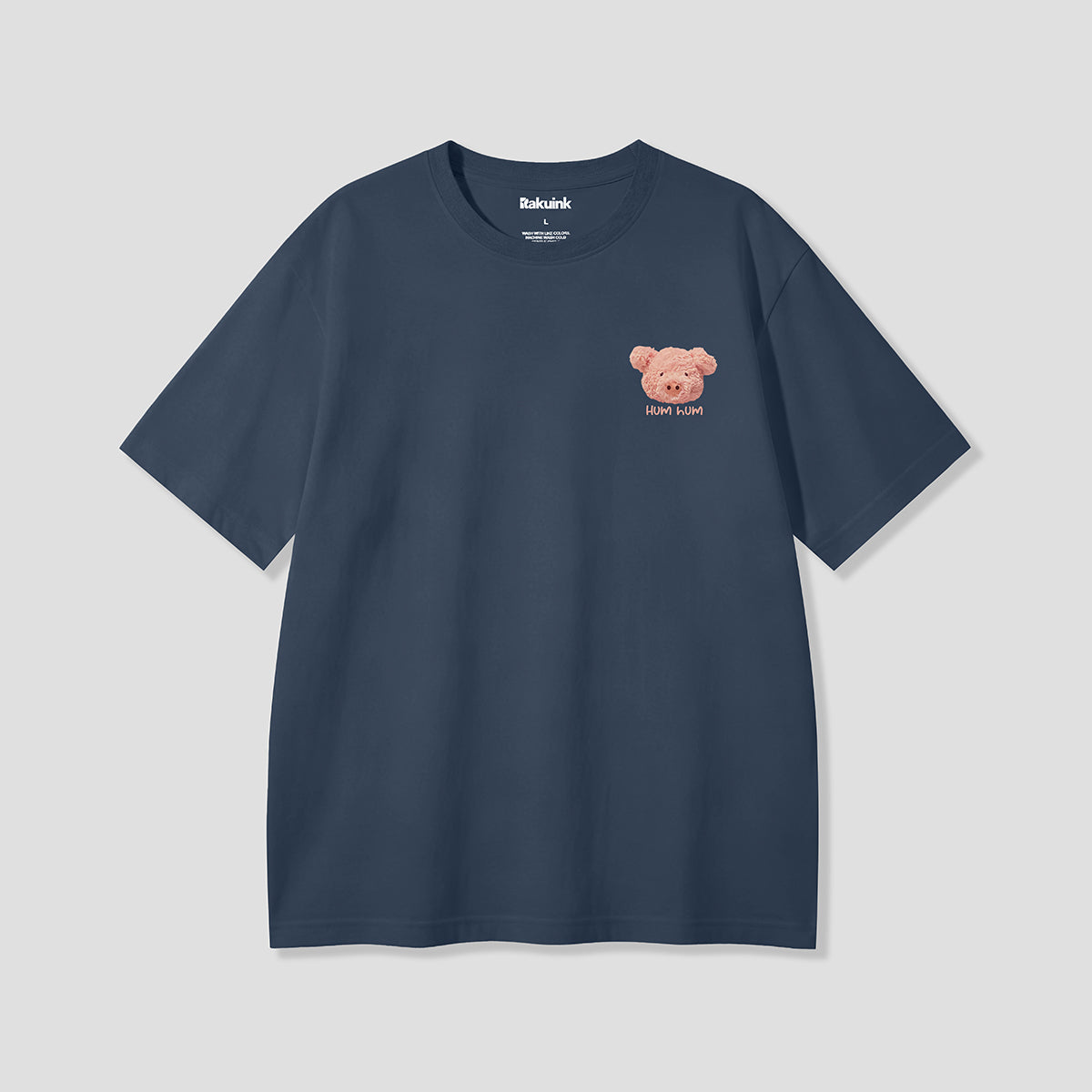 【予約】HUM HUM ピッグ グラフィックTシャツ