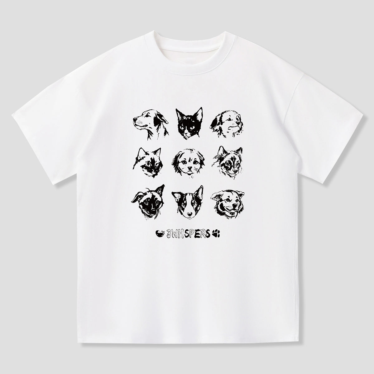 NEKO & INU｜クールフェイスTシャツ