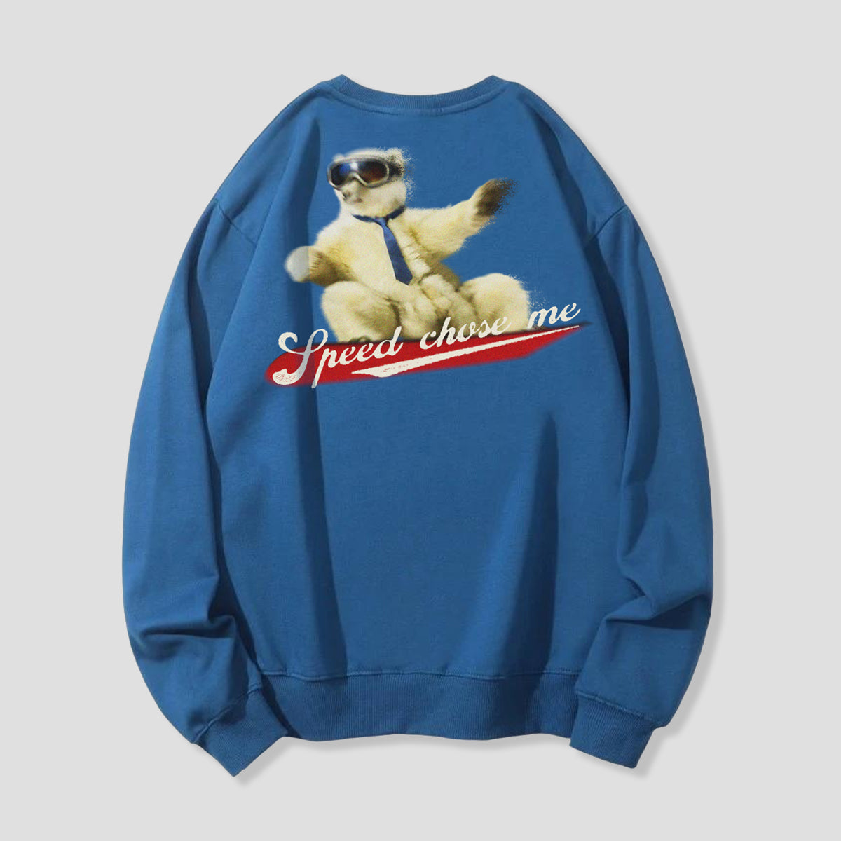 【予約】本気で滑るシロクマ バックプリントスウェット