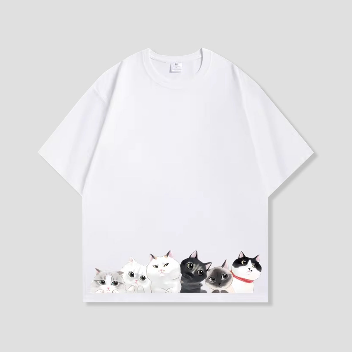 ボトムラインキャット グラフィックTシャツ