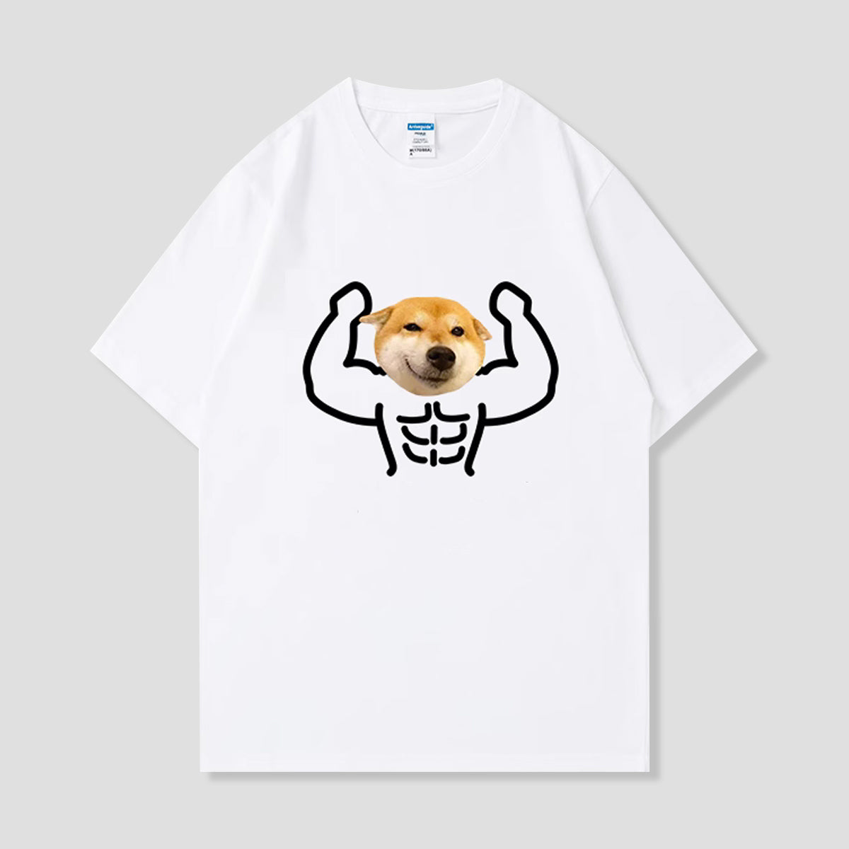 マッスル柴犬Tシャツ