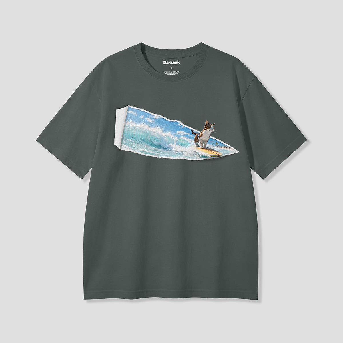 【予約】ウェーブライドキャット グラフィックTシャツ