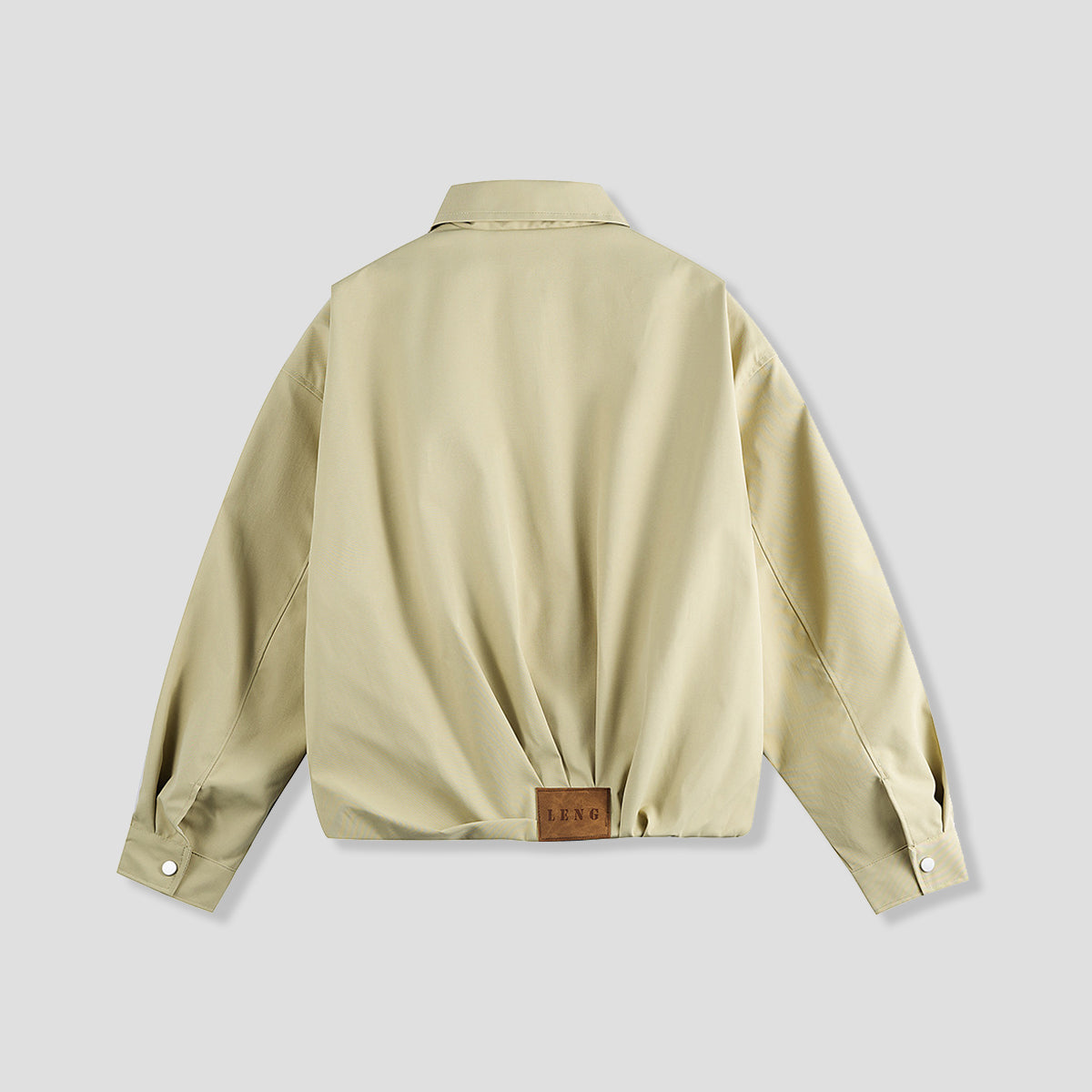 ミニマルジップ ブルゾンジャケット