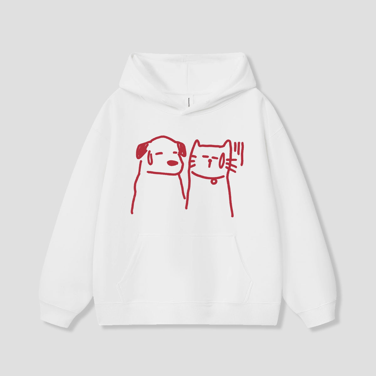 「だいじょうぶ、たぶんね。」犬猫パーカー