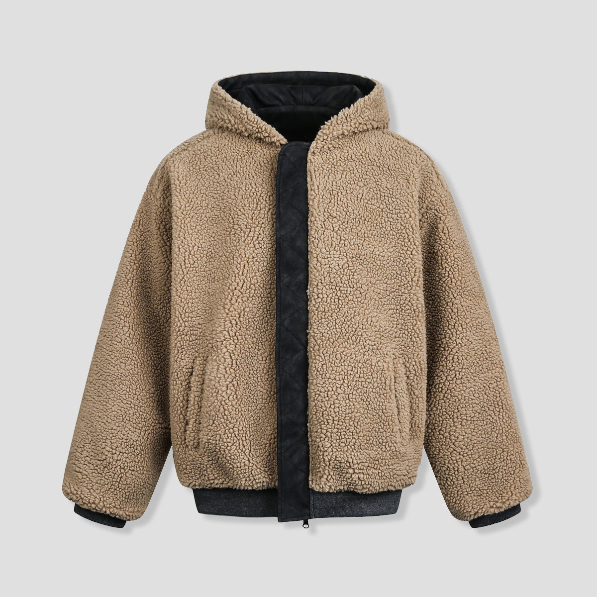 リバーシブルボアジャケット