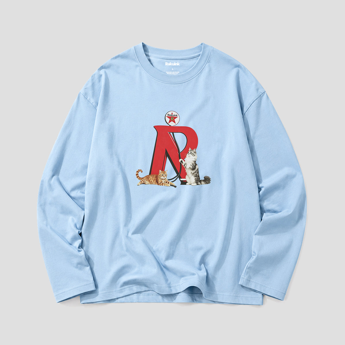 【予約】Rスタンド・キャット ロングスリーブTシャツ