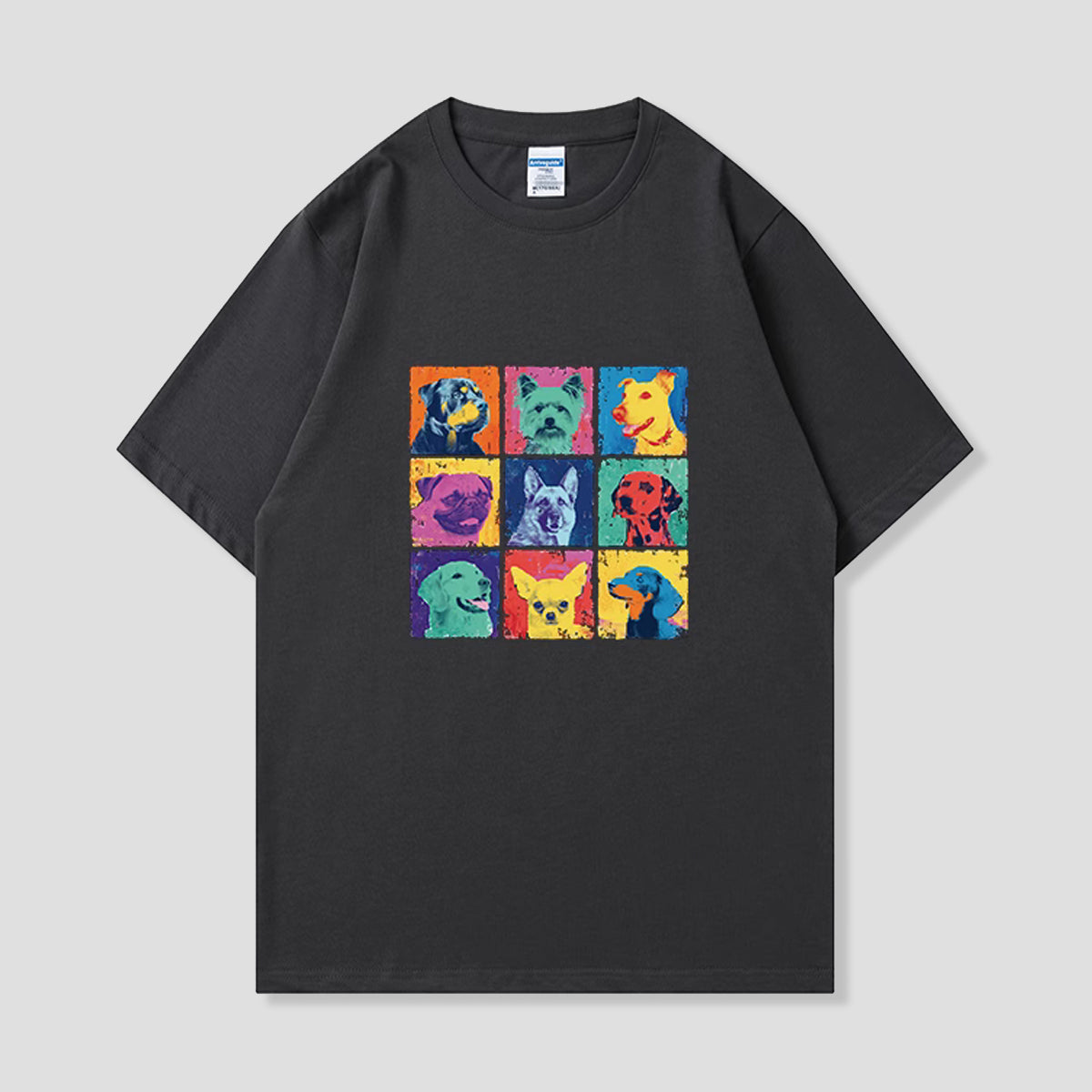ドッグ・ポップ・ポートレートTシャツ