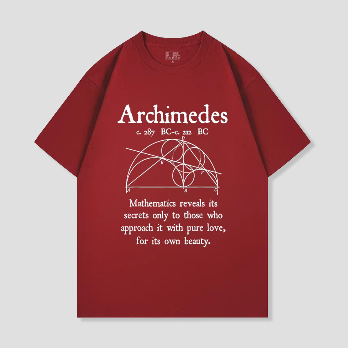 アルキメデス幾何学Tシャツ