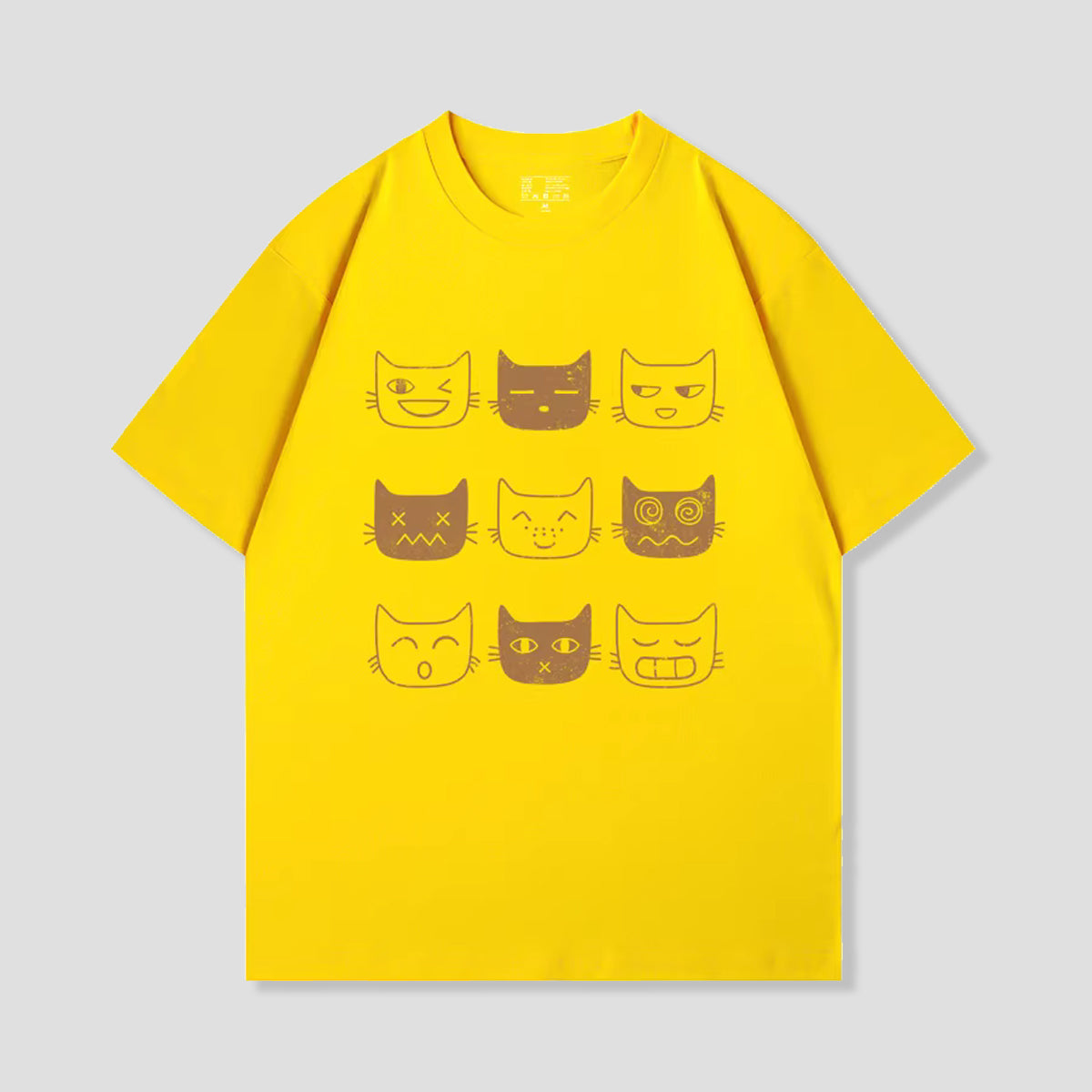 にゃんフェイスTシャツ