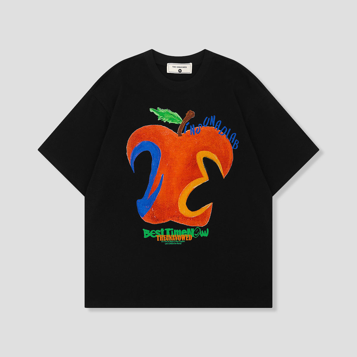カラフルアップルTシャツ