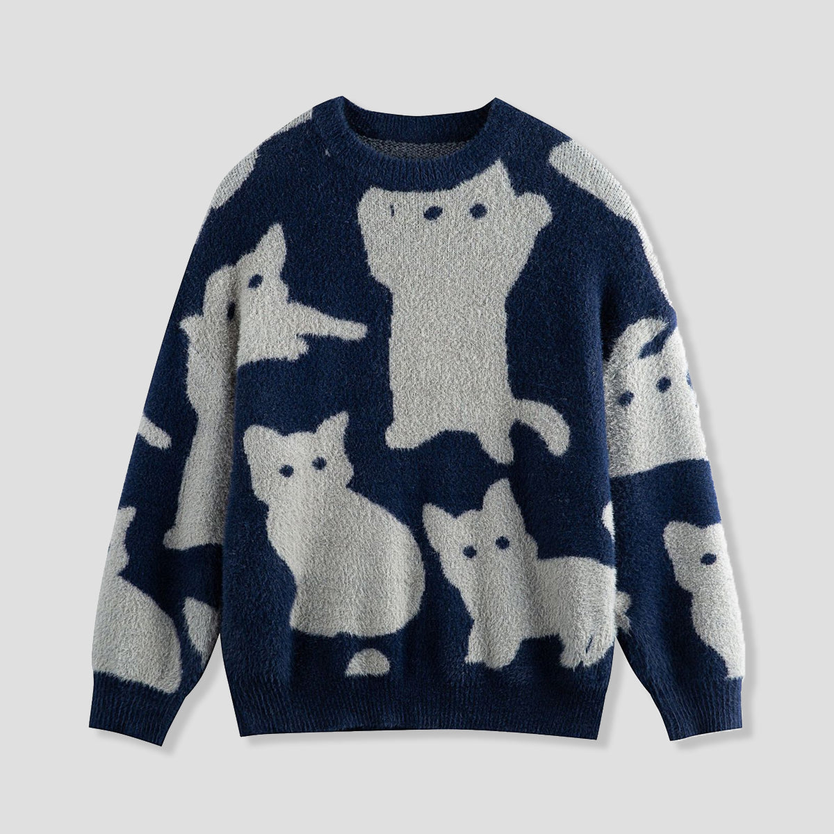キャットジャカード ニット