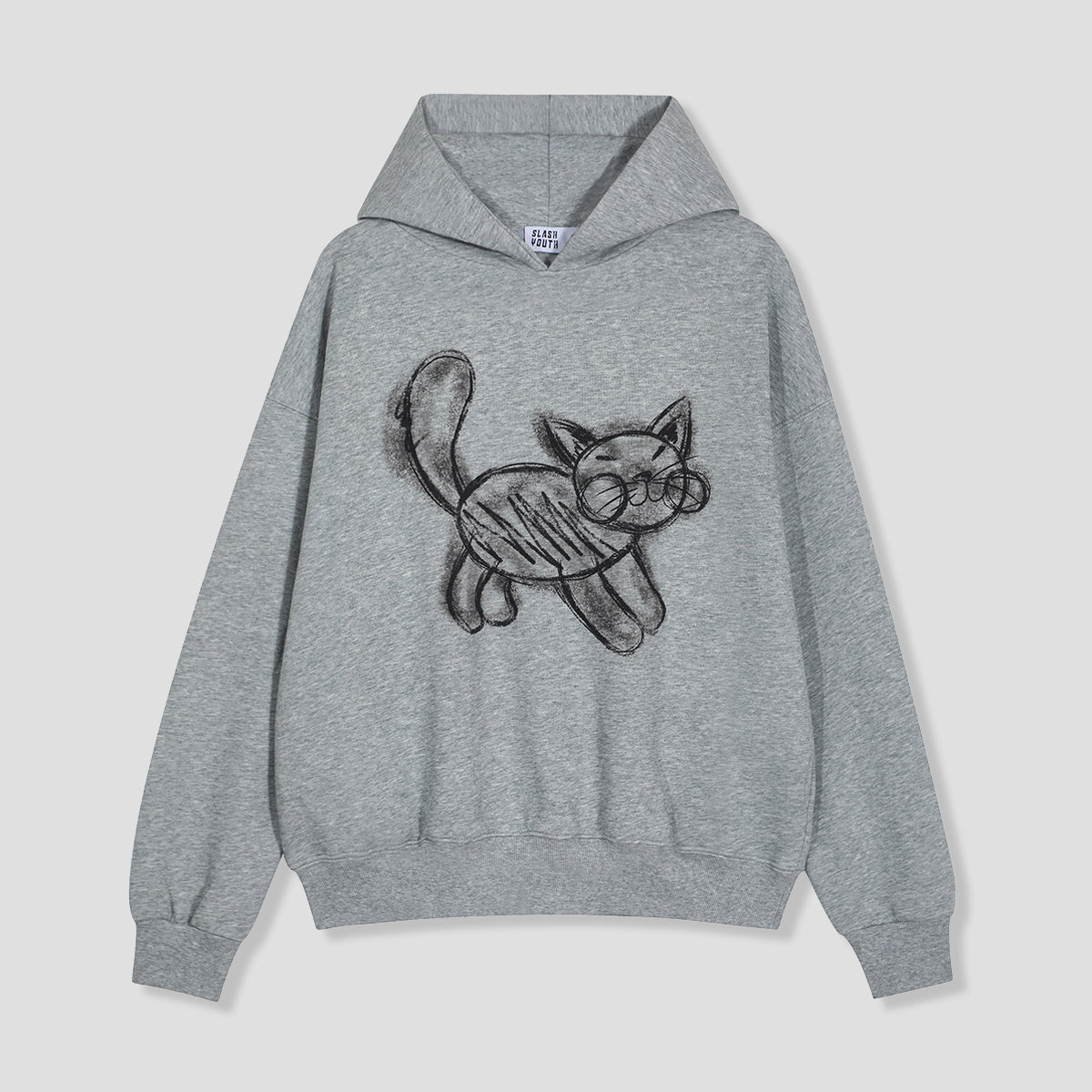 スケッチキャット パーカー