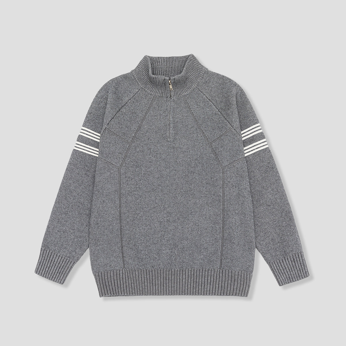 ラインジップニット