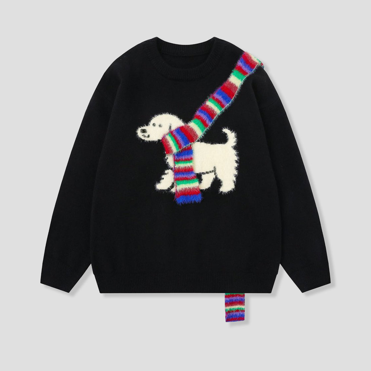 レインボーマフラー ワンコセーター