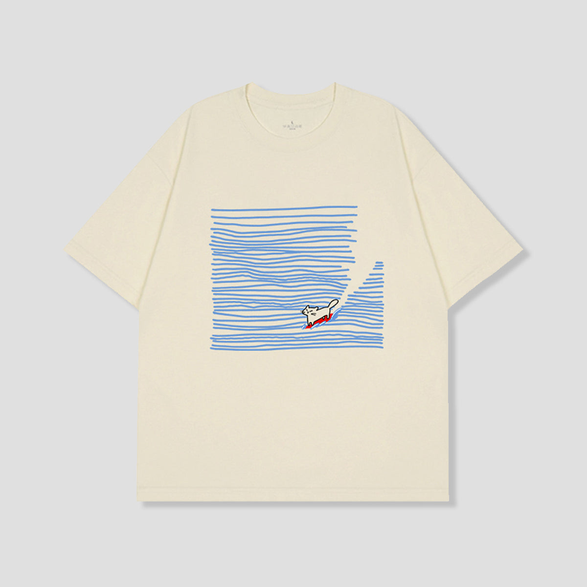 サーフアウトキャット グラフィックTシャツ