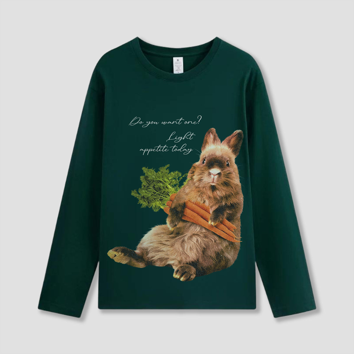 【予約】キャロット泥棒ラビット グラフィック ロングスリーブ