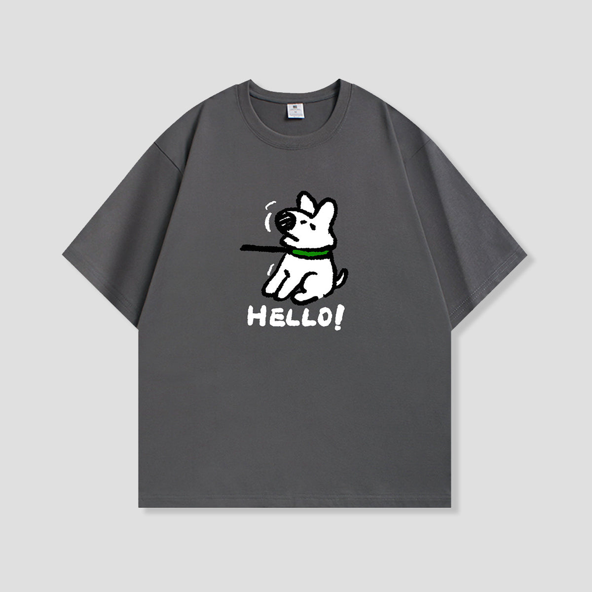 HELLO! わんこ グラフィックTシャツ