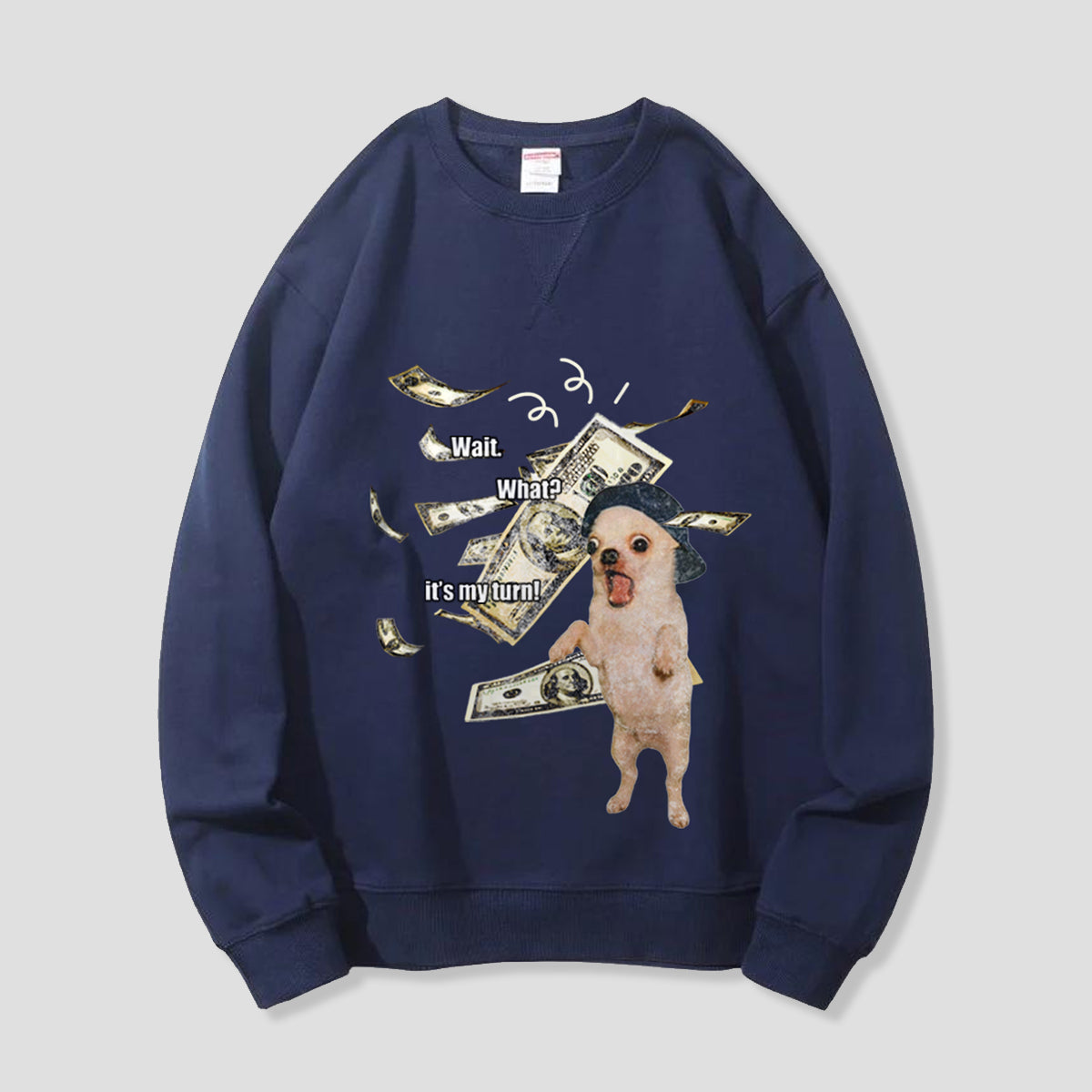 【予約】WAIT, WHAT? DOG グラフィックスウェット