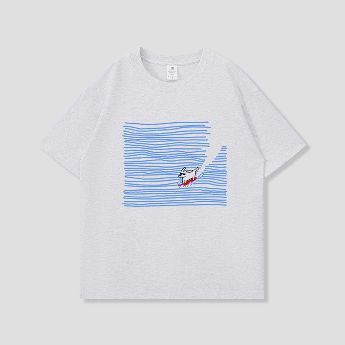 ウェーブライドドッグ グラフィックTシャツ