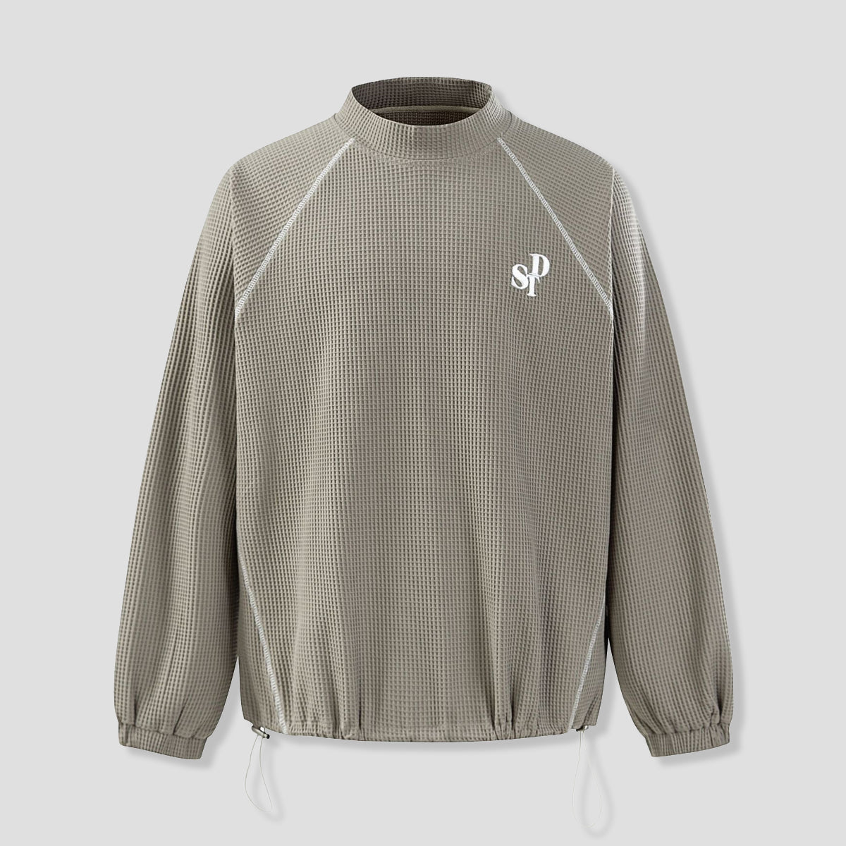 ワッフルテクスチャー ロングスリーブ