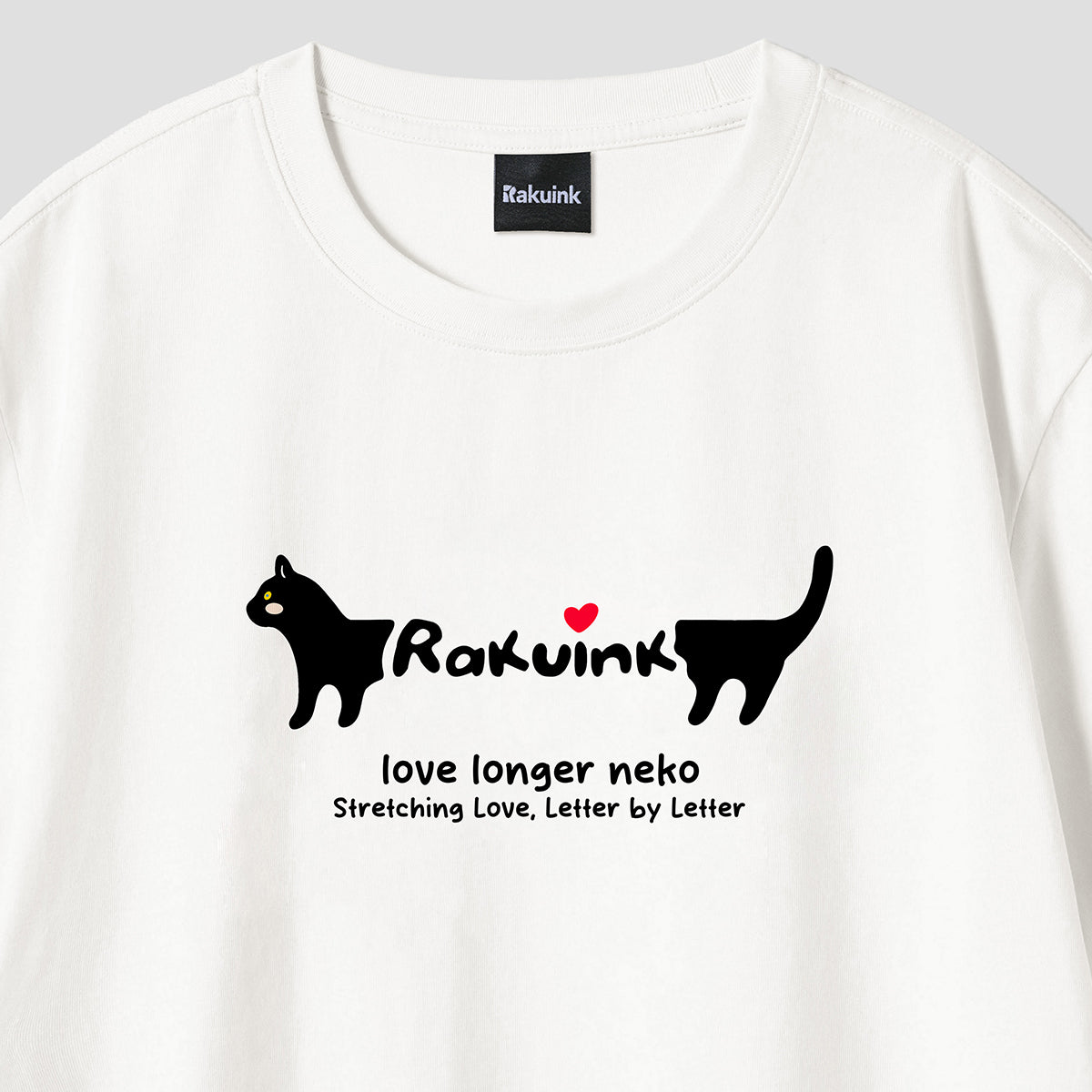 lynch. NEKOS Tシャツ XL LOVE LONGER NEKO|レタリングキャットTシャツ – RakuInk