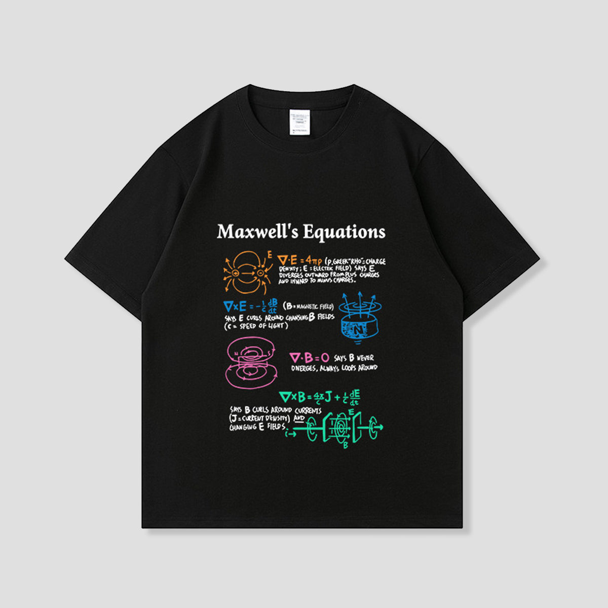 マクスウェルグラフィック Tシャツ