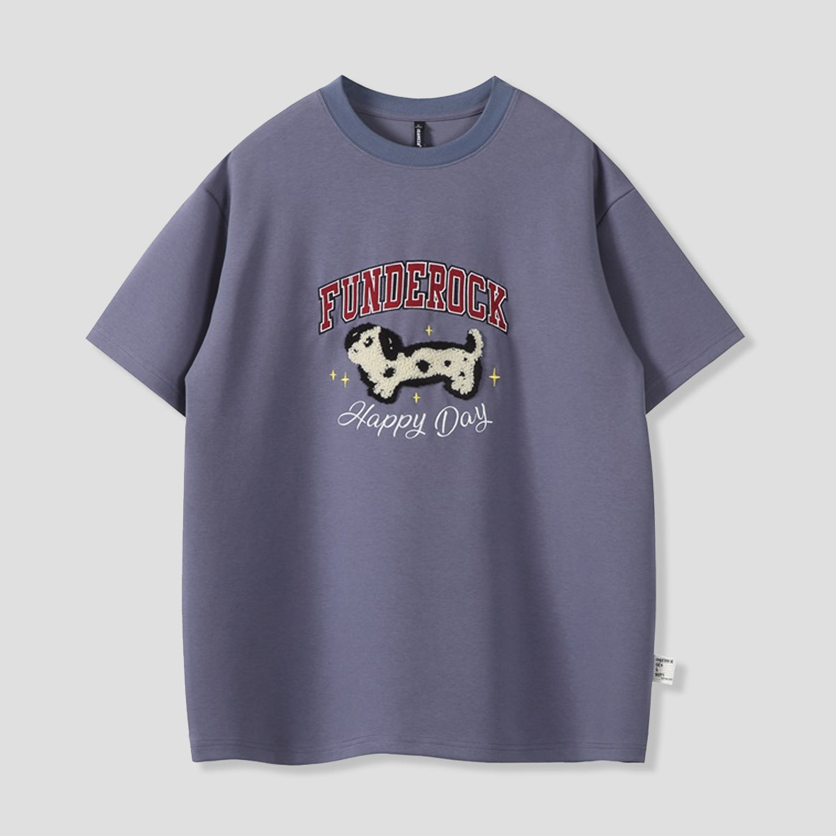 ハッピーわんこサガラ刺繍Tシャツ