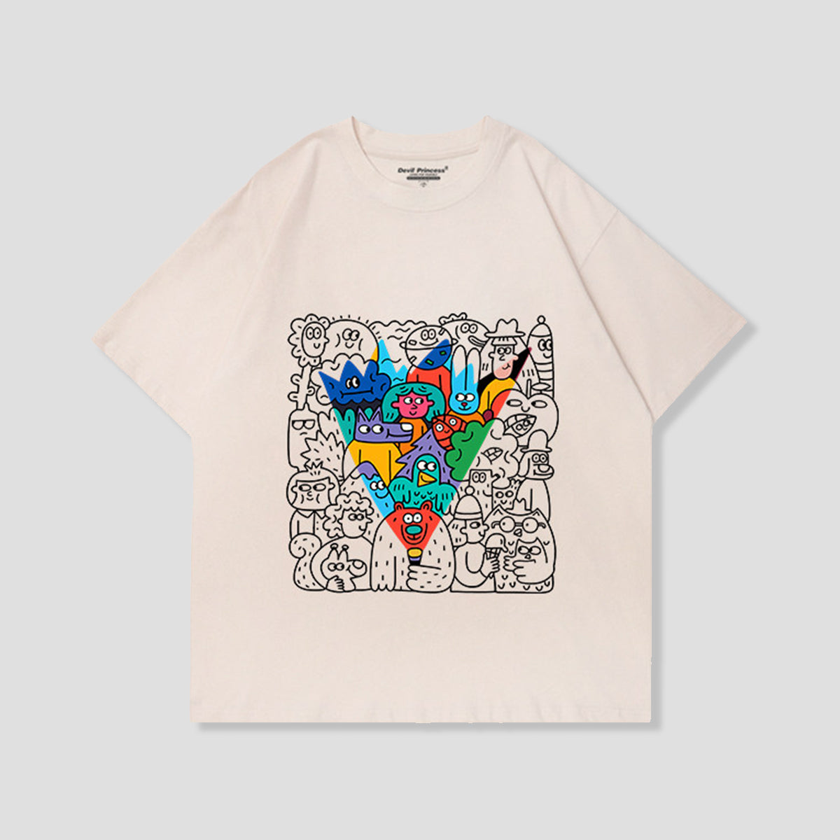 フラッシュライトドゥードル グラフィックTシャツ