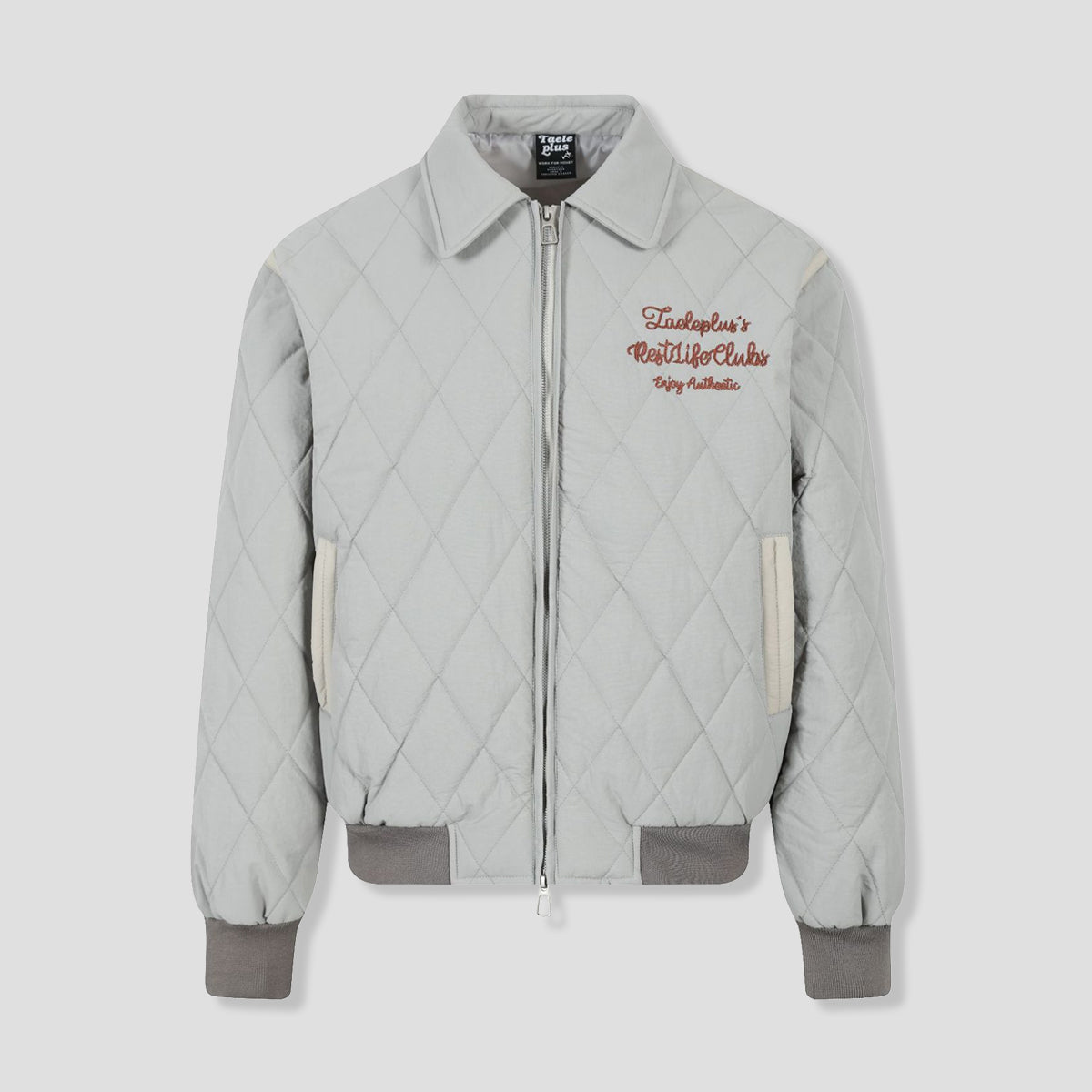 アメリカンロゴ キルトエンブロイダリー ジャケット