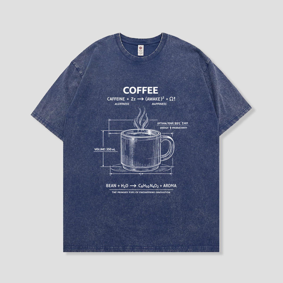 コーヒー設計図 グラフィックTシャツ