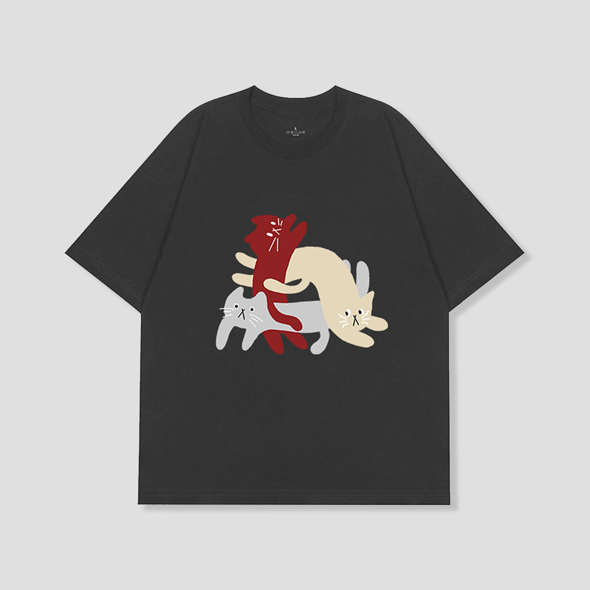 ごろごろ団子ねこ グラフィックTシャツ