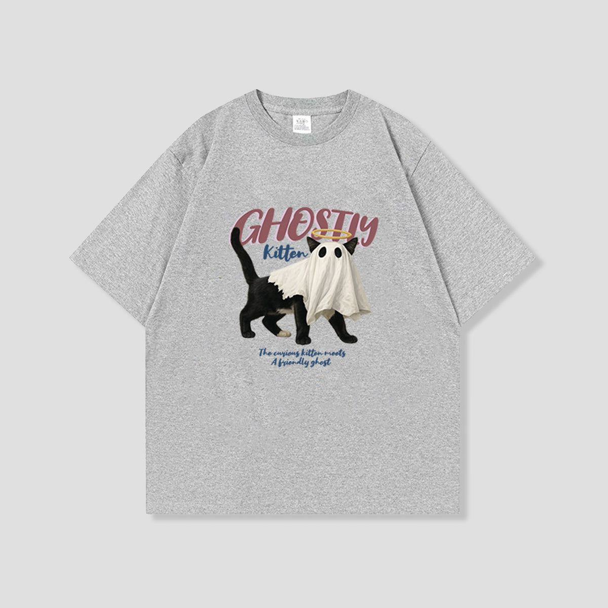 ゴースティーキトゥン グラフィックTシャツ