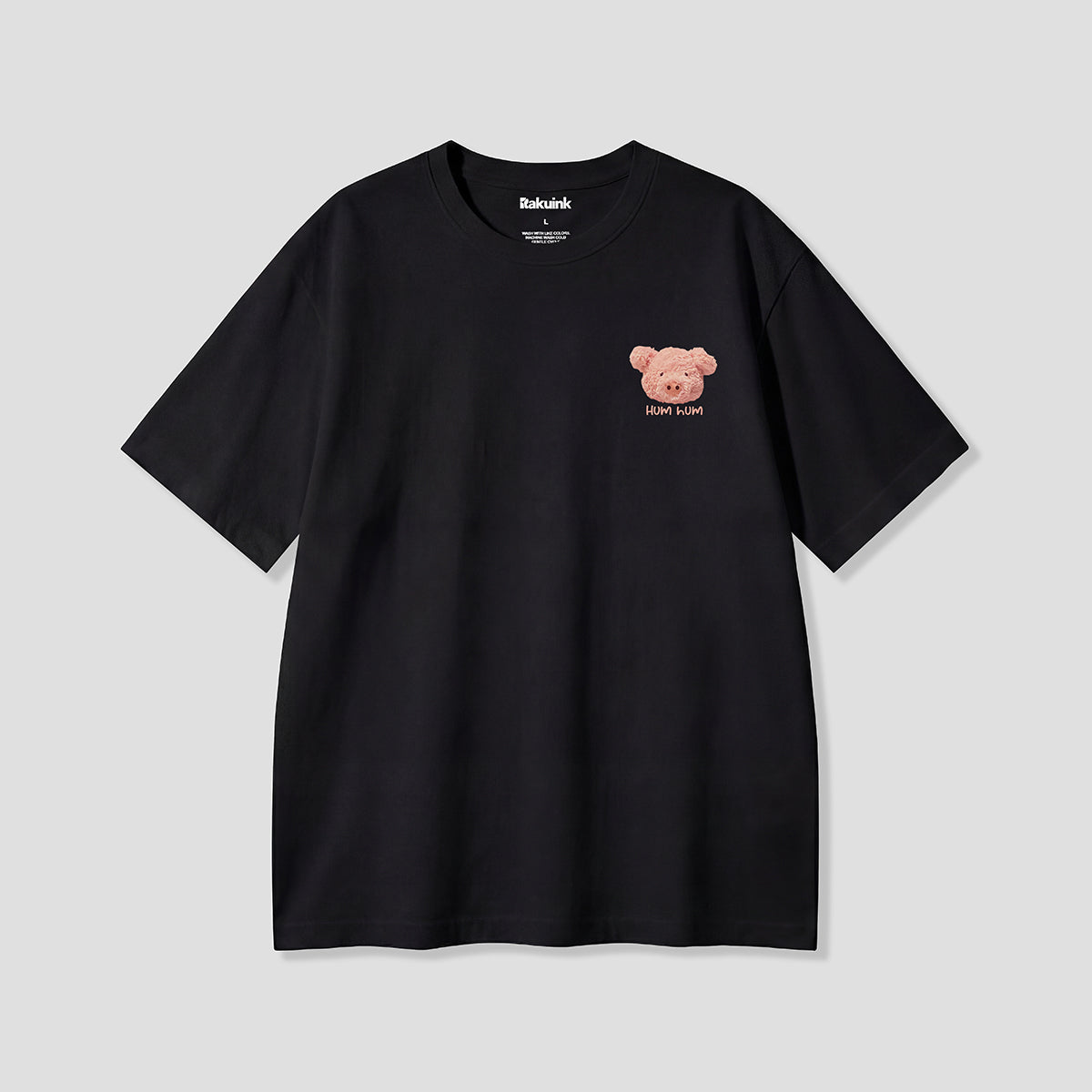 【予約】HUM HUM ピッグ グラフィックTシャツ