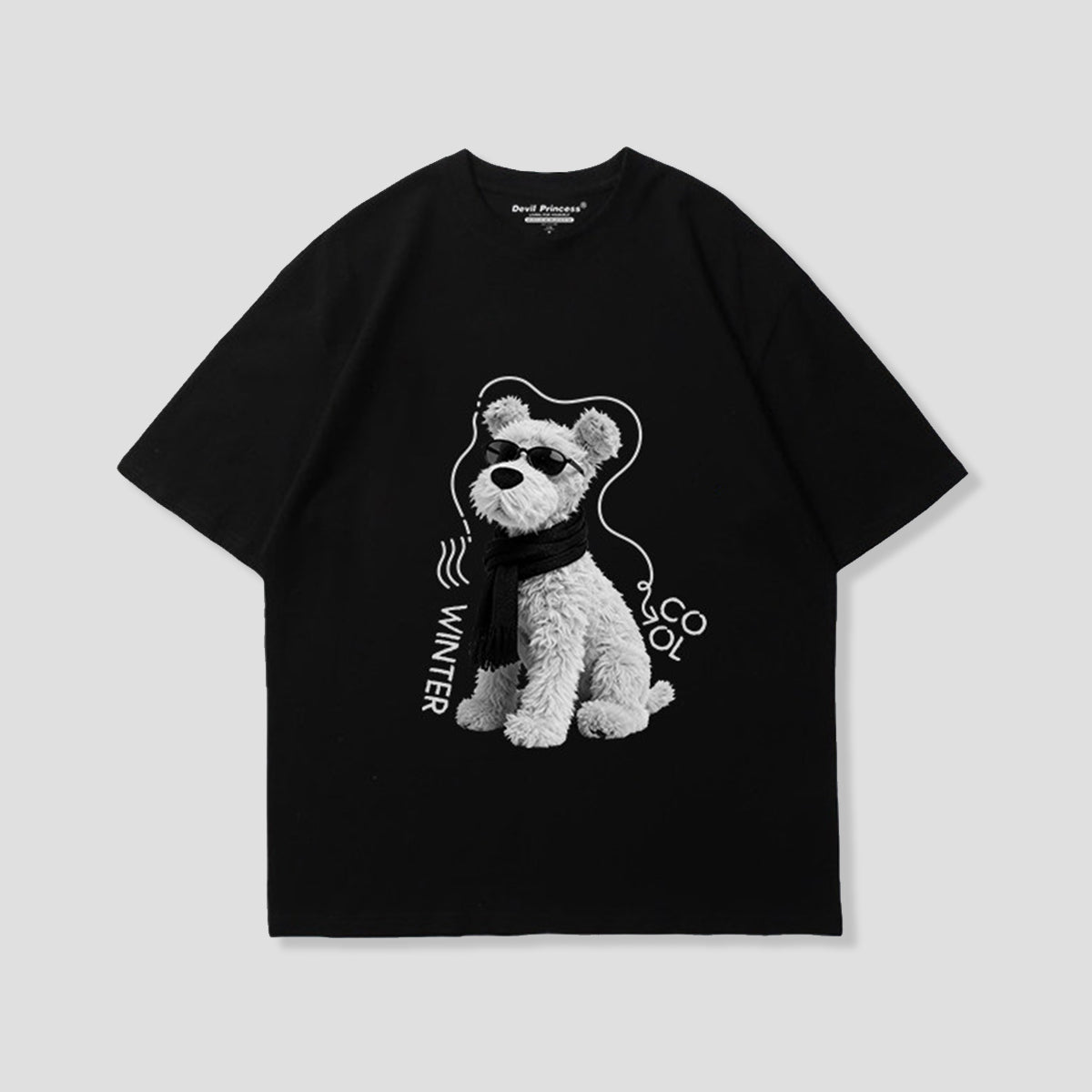 クールウィンタードッグ グラフィックTシャツ